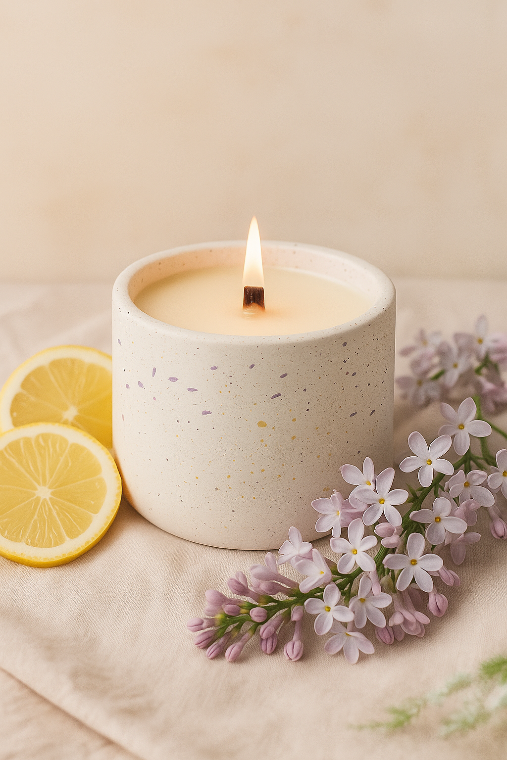 Lakeshore Lilacs & Lemon Candle